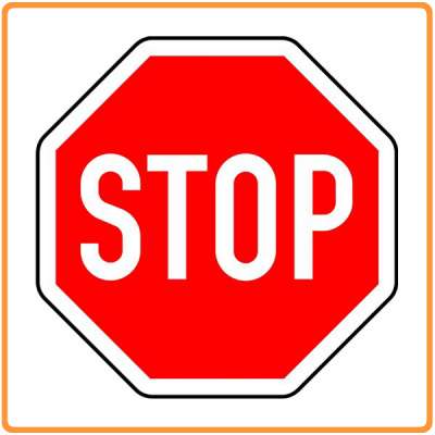 American Reflective Aluminum Octagon Electronic Traffic Signs