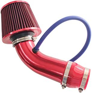 Universal High Flow 3 Inch Cold Air Intake Induction Pipe Hose Kit with Air Filter